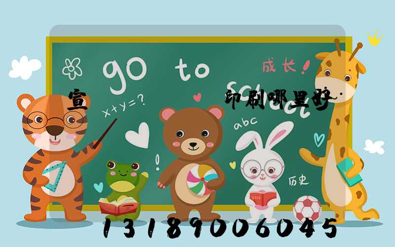 宣傳冊(cè)印刷哪里好